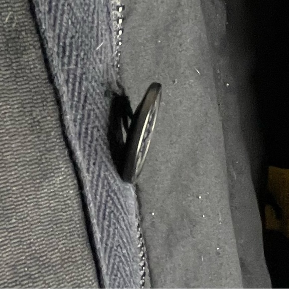 Levi’s Black Heavyweight Lined Men’s Trucker Jacket with Gray Waffle Hood Large - Picture 8 of 11